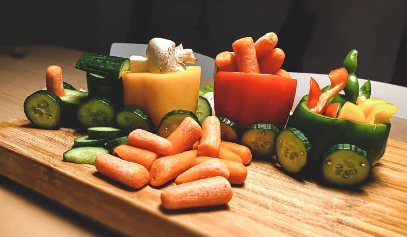 calories in vegetables